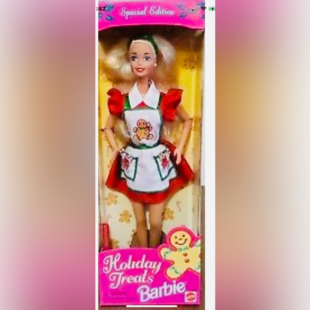 Mattel Holiday Treats Barbie Doll Christmas Mattel 17236 NRFB 1997
